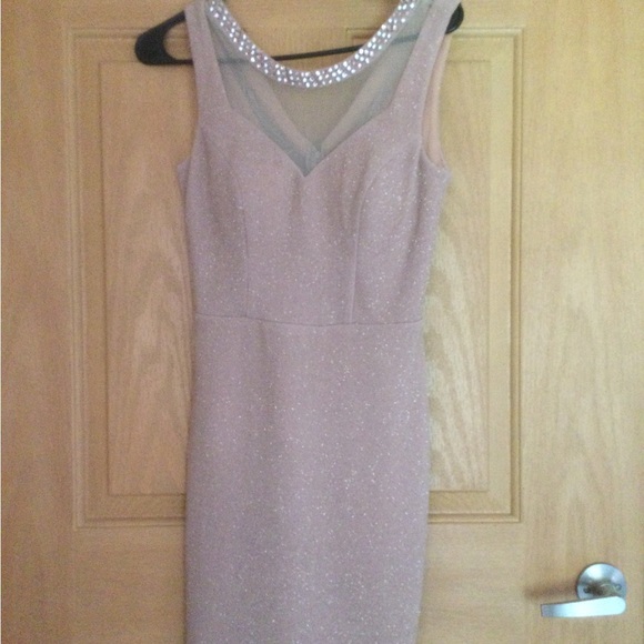 City Studio Blush Glitter Dress - Picture 1 of 3